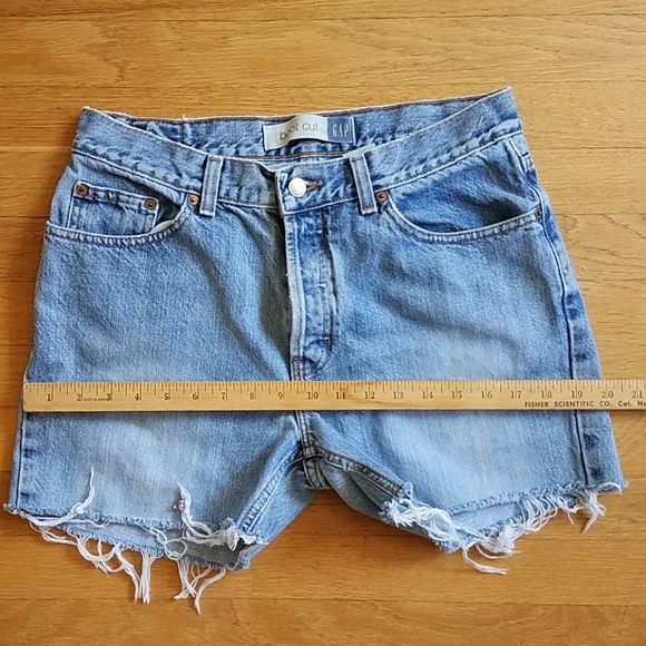 Gap vintage buttonfly cut off jean shorts - Picture 7 of 14
